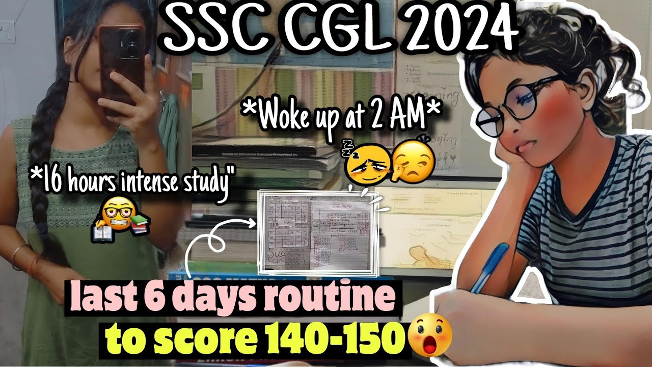 Last days routine📚 for SSC CGL 2024 🎯📚 - YouTube