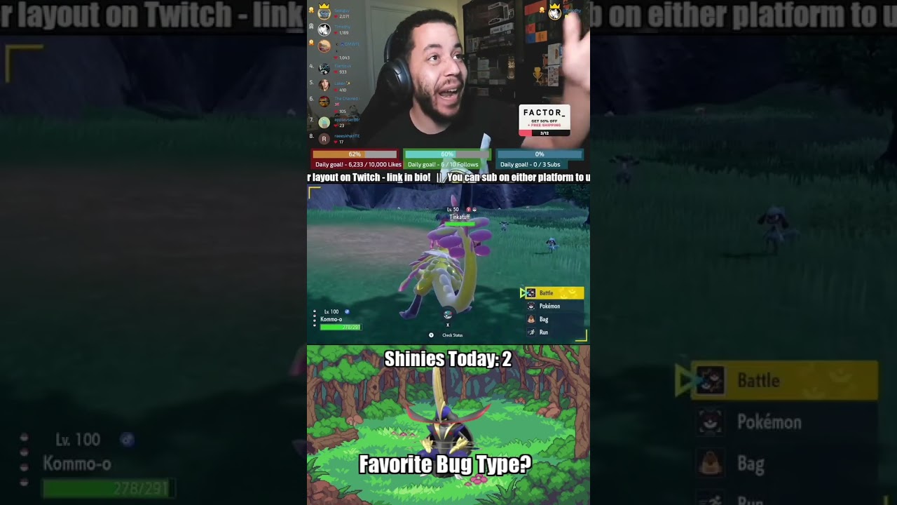 SEVEN shinies in our latest stream! 