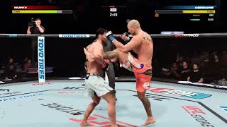 Ruffy tornado kicks cowboy into oblivion - UFC 5 (credit: deathhavoc224)