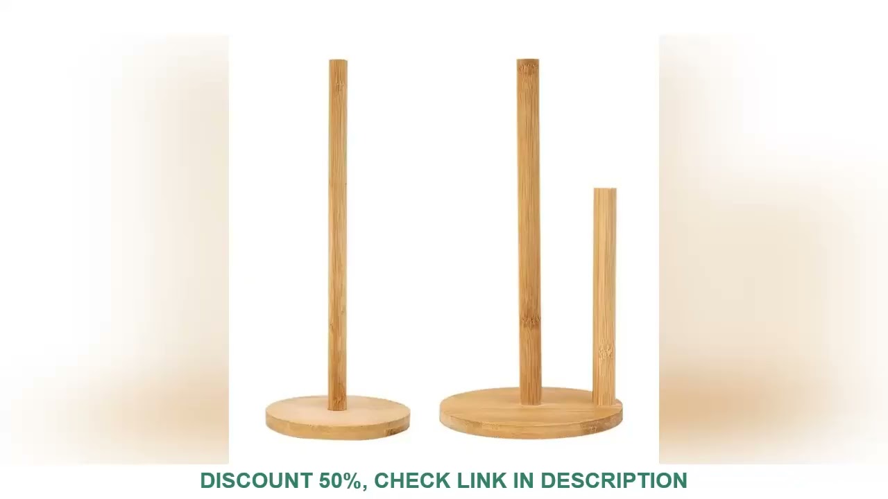 Kitchen Wooden Roll Paper Towel Holder Bathroom Tissue Vertical Stand Disposable Paper Pot Kitchen T