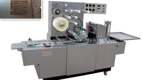 Automatic wrapping machine for poker boxes three dimensional packaging equipment working video