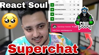 Vasista Esports Superchat to Hrishav 🔥 After BGIS R4 Qualify ✅ HYDRA React Soul