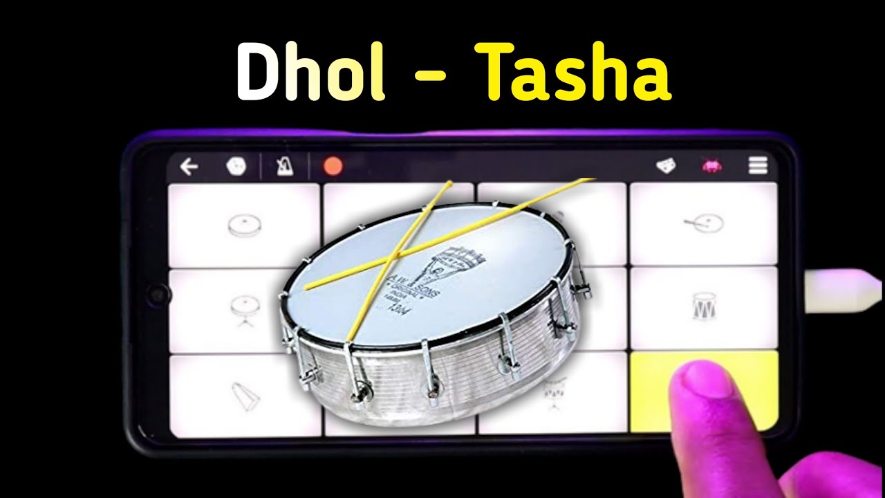 Dhol Tasha l Walk Band App l piano prakash l mobile Drumming