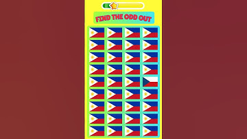 Find The ODD ONE Out- Flag Quiz🎌Can you Beat this Visual Quiz🧩#flagquiz#shorts#findtheoddoneout