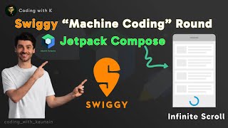 Swiggy Machine Coding 🔥 Round | Android + Jetpack Compose | Android latest Interview Question 2026