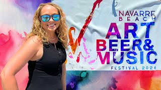 Navarre Beach Art, Beer & Music Festival - It's For the Turtles! by The First Timers 164 views 2 weeks ago 9 minutes, 15 seconds