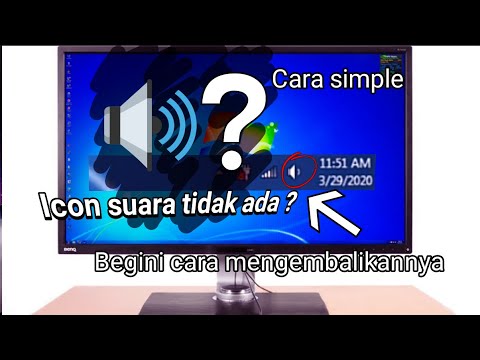 Video: Cara Mengembalikan Ikon Suara