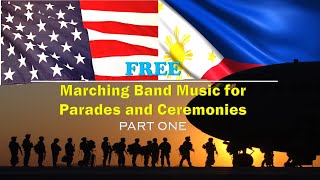 MARCHING BAND MUSIC FOR PARADES AND CEREMONIES (PART ONE) NO COPYRIGHT