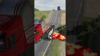 ‎ Flatbed Truck vs Hot Lava! BeamNG Drive Madness #Wow