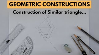 HOW TO CONSTRUCT SIMILAR TRIANGLES ? | GEOMETRIC CONSTRUCTIONS | CLASS 10 |