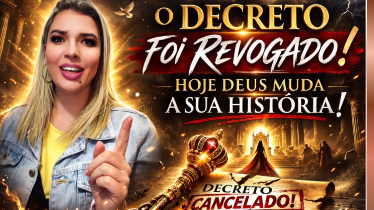 O DECRETO FOI REVOGADO!HOJE DEUS MUDA A SUA HISTORIA#deus #decreto #revogado #historia #hoje #fe