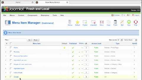 Tutorial Joomla - Using Other Menu Items.mov