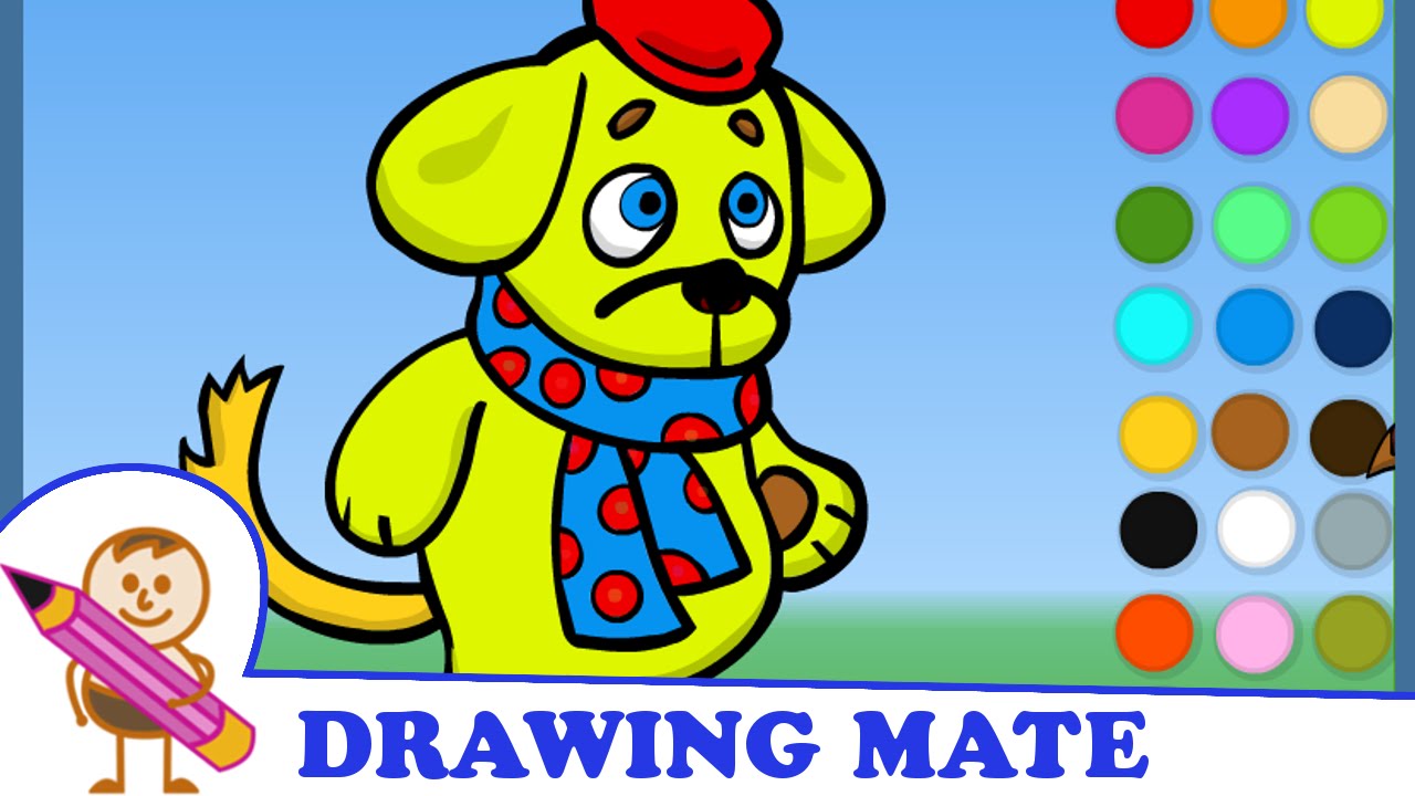 Cute Dog Coloring Pages Colouring Sheets Book Kolorowanki Malowanki Gry Dla Dzieci Pies Piesek Youtube