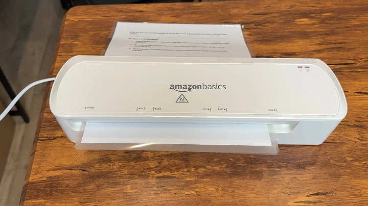 Amazon Basics 9 inch Thermal Laminator Machine