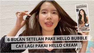TUTORIAL CAT RAMBUT SENDIRI DI RUMAH TANPA BLEACHING | HELLO CREAM WARM BROWN | DIY EPS 1