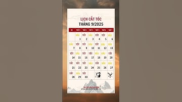 Lịch cắt tóc tháng 9 năm 2025 #tuvi #tuvivn #tuvivietnam #phongthuy #tamlinh #tuvi2025 #atty2025