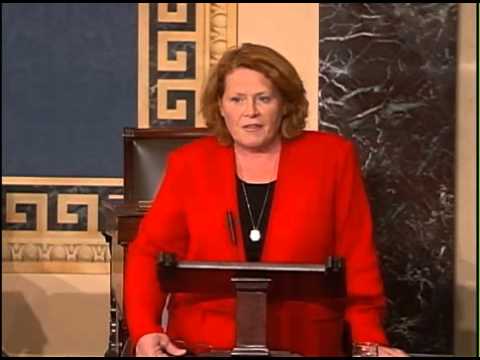 Sen. Heidi Heitkamp Speaks in Support of New Voices Legislation ...