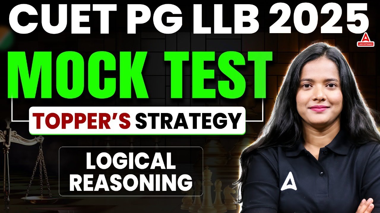 Topper's Strategy🎯 CUET PG LLB 2025 Complete Mock Test Strategy For ...