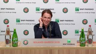 Anastasia Pavlyuchenkova Roland Garros Press Conference 2021