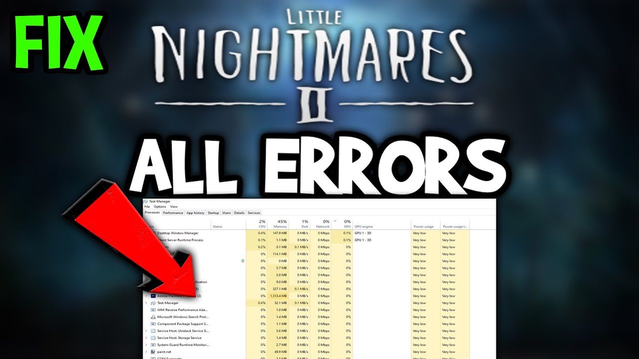 Little Nightmares 2 – How to Fix All Errors – Complete Tutorial - YouTube