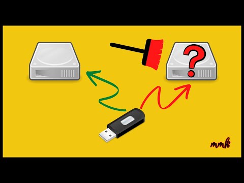 Fix USB flash drive showing multiple partitions - Format USB error