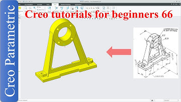 Creo parametric tutorials for beginners|creo|proE|tutorial-66