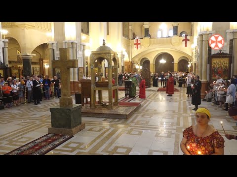 საკვირაო მსახურება ყოვლადწმინდა სამების სახელობის საპატრიარქო ტაძარში (19.06.2022)