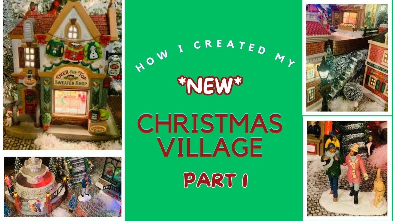 *NEW* CHRISTMAS VILLAGE PART 1 | CHRISTMAS VILLAGE BUILD | DIY CHRISTMAS VILLAGE IDEAS