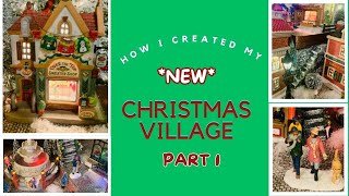 *NEW* CHRISTMAS VILLAGE PART 1 | CHRISTMAS VILLAGE BUILD | DIY CHRISTMAS VILLAGE IDEAS