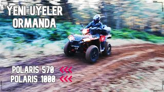 FOREST TESTS WITH ATV MOTORS - Polaris Sportsman 570 and Polaris Sportsman Xp 1000