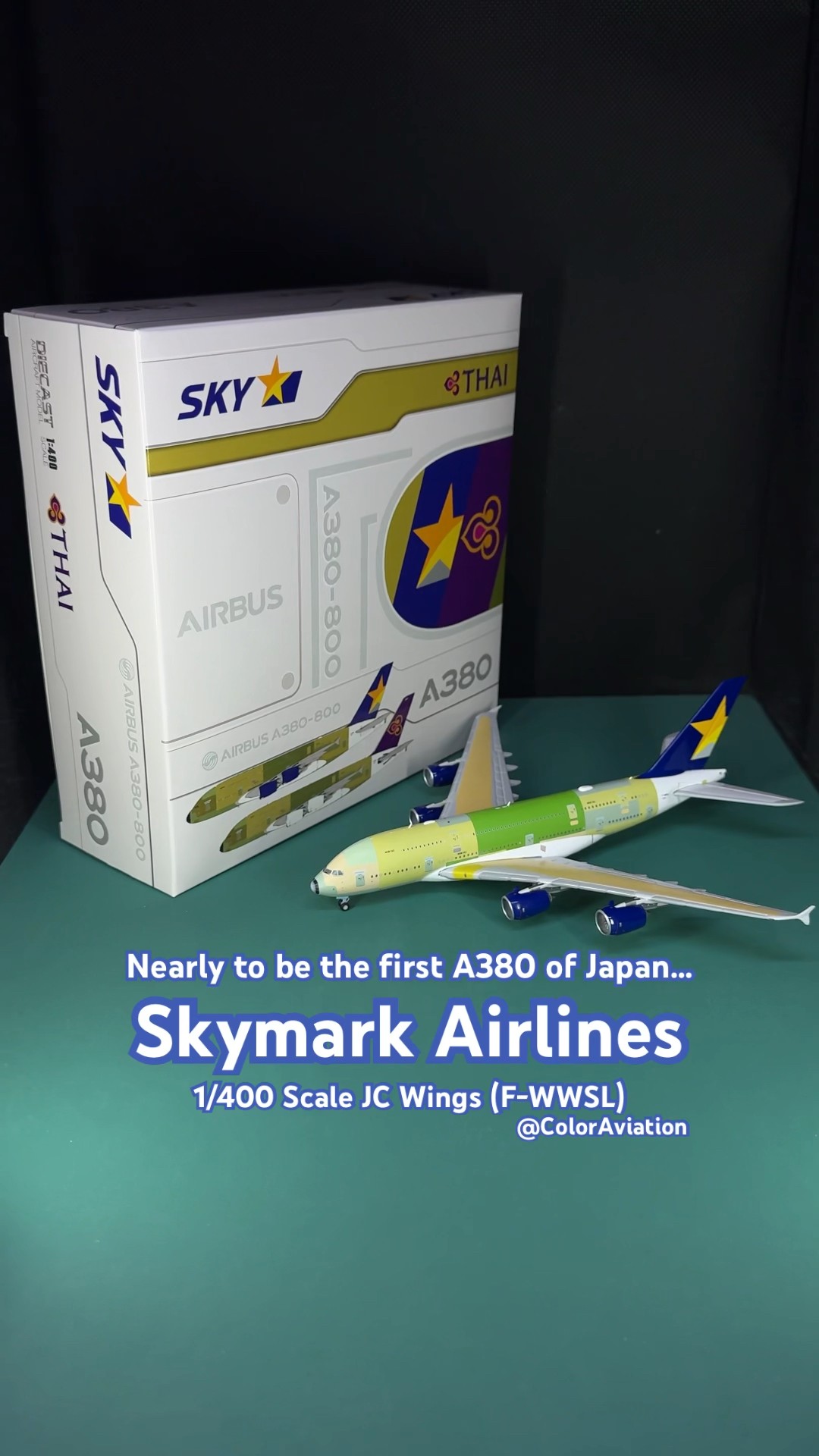 Nearly to be the first A380 of Japan JC Wings 1/400 Scale