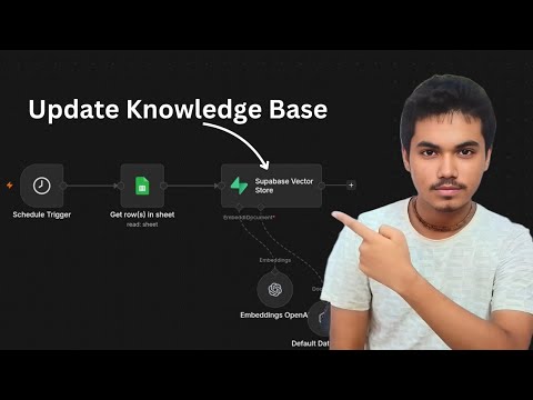 How to Update Your AI Knowledge Base in Supabase - YouTube