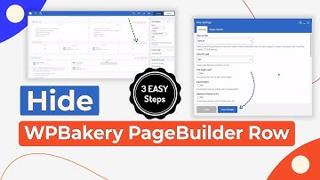 Show or Hide Row In WP Bakery Page Builder | WordPress Tutorial