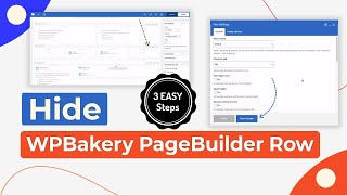 Show or Hide Row In WP Bakery Page Builder | WordPress Tutorial