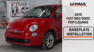 2015 Fiat 500 Pop/Lounge Blue Ox Baseplate Installation
