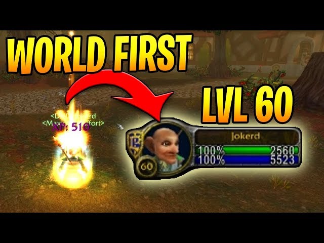 WoW Classic World First Race to Level 60 Leaderboards