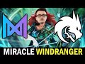 NIGMA vs TSPIRIT — Miracle Windranger Crazy Shackleshot