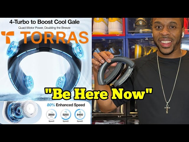 TORRAS COOLiTE Portable Neck Fan Review - YouTube