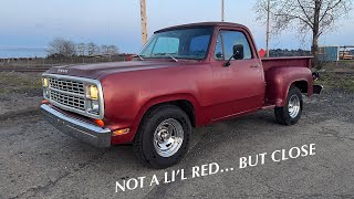 Like A Li’l Red Express, But… Less  1979 Dodge D100