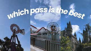 COMPARING DISNEYLAND, KNOTT'S, & UNIVERSAL STUDIOS PASSES | price, perks, discounts, benefits & more Disneyland Vs Universal Studios Smash Or Pass
