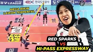 Spike Tajam Mega Bikin Lawan Terpental..! Red Sparks vs Hi-Pass Ekspressway Best Moments