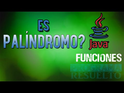 Vídeo: Què és el nombre de palíndrom a Java?