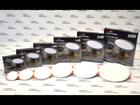 TopE Lighting "ROSA" 6 Watt round LED downlight
