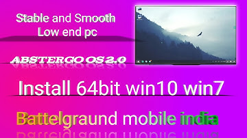 Abstergo OS 2.0_Official Installation Stable 60 fps Lag fix  for Pubg and battelgraund mo Low and pc