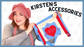 Bonnets, pockets, and more! // Making Kirsten's accessories and bodice