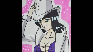Drawing Nicro Robin from One Piece #onepiece #nicorobin #drawing #shorts #fyp
