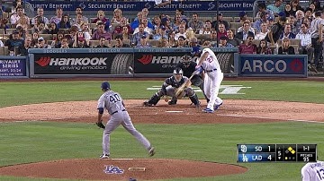 SD@LAD: Kemp doubles to left field, scoring Hanley