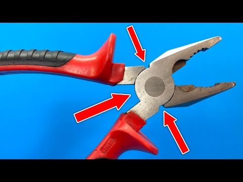 Few People Know About This Feature of Ordinary Pliers! Pliers Tricks