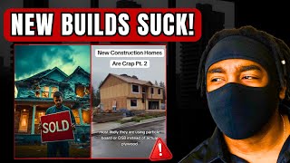 New Construction Homes ARE FALLING APART