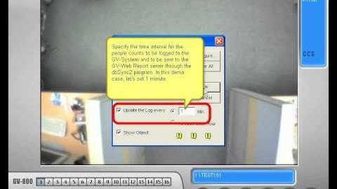 GeoVision Web Report - Send People Count